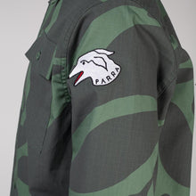 Load image into Gallery viewer, by Parra Bird Camo Button Up Shirt / Camo Green