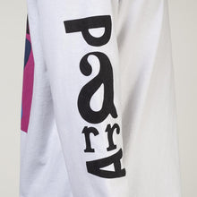 Load image into Gallery viewer, by Parra Twisted Woman Long Sleeve T-shirt / White