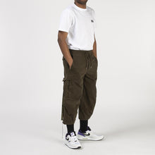 Load image into Gallery viewer, Maharishi Loose Cropped Cargo Trackpants / Mil Olive