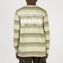 Load image into Gallery viewer, Maharishi Wavelength Organic Long Sleeve T-shirt / Aurora Olive