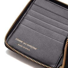 Load image into Gallery viewer, COMME des GARÇONS Full Zip Wallet Dots Printed Leather Line / Black