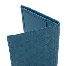 Load image into Gallery viewer, COMME des GARÇONS SA640E Embossed Leather Wallet / Blue