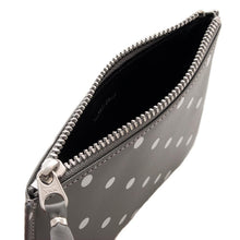 Load image into Gallery viewer, COMME des GARÇONS Zip Wallet Dots Printed Leather Line / Grey