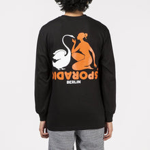 Load image into Gallery viewer, Sporadic Kiss Long Sleeve T-shirt / Black