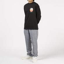 Load image into Gallery viewer, Sporadic Kiss Long Sleeve T-shirt / Black