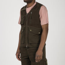 Load image into Gallery viewer, Maharishi Scrim Net Organic Cargo Vest / Mil Olive
