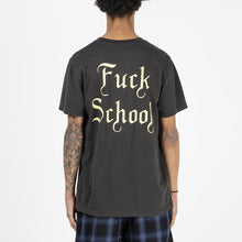 Load image into Gallery viewer, Born x Raised Fuck School T-shirt / Black
