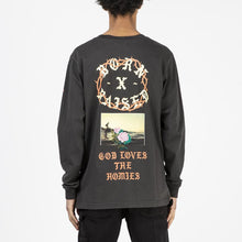 Load image into Gallery viewer, Born x Raised God Loves The Homies Long Sleeve T-shirt / Black
