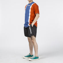 Load image into Gallery viewer, Pleasures Gum Logo Split Dye T-shirt Orange / Blue
